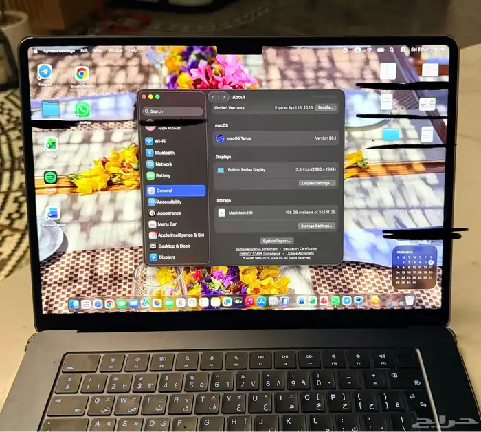 MacBook Air 15-inch (موديل 2024) بمعالج Apple M3   شبه جديد 1