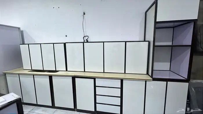 دولاب المطبخ المستعمل مجدد ونظيف 4متر رخام صناعي درجه أولى 0