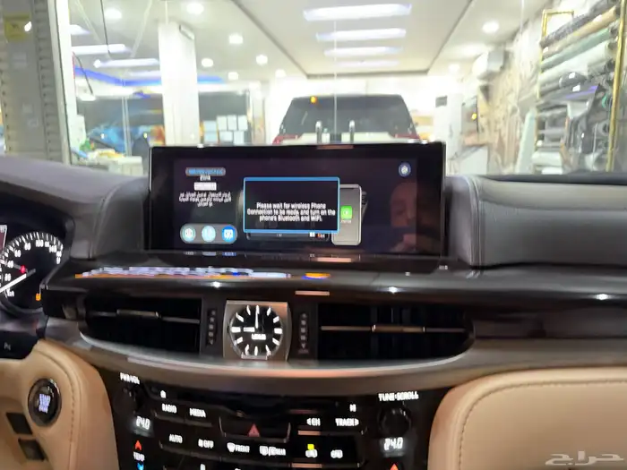 تحويل شاشة لكزس LX570 الي كاربلاي واندرويد وخرايط البر 1