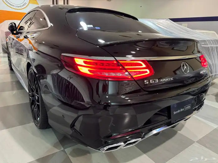 S63 AMG ملكي مخزن بحالة الاصفار عداد 17000 فقط شرط الفحص 10