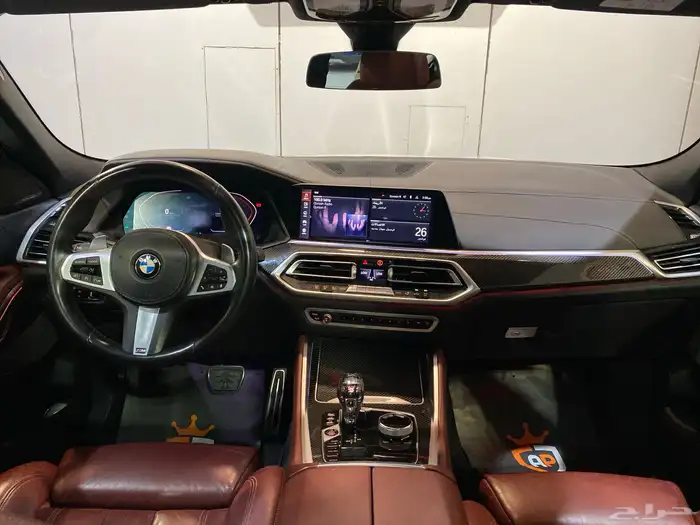 بي ام دبليو X 6 2020 عداد 26 الف فقط بحالة ممتازة جدا 9