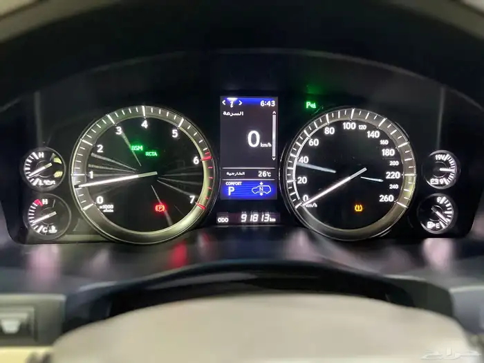 لكزس 2019 بلاك اديشن خليجي ماشي 91 الف قمة فالنظافة 13