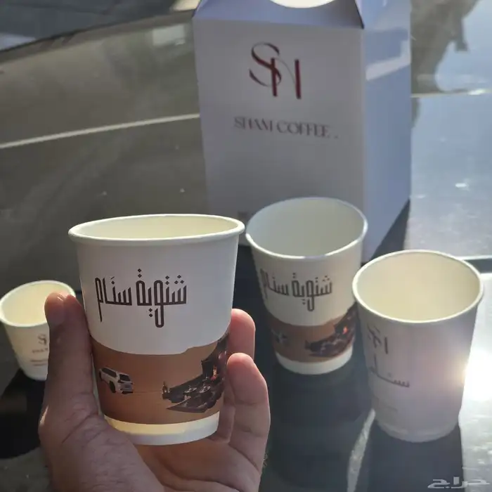 طباعه بكجات قهوا وكافيهات متكامله جراكل و اكواب جوده عاليه 2