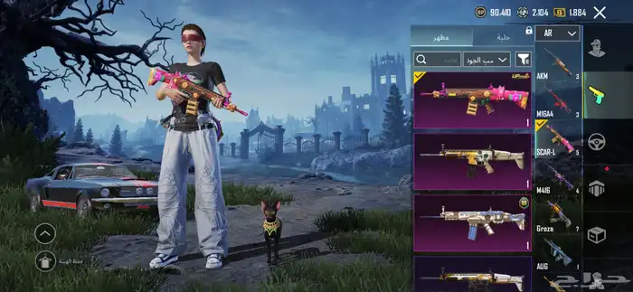 حساب ببجي للبيع ام فور جوكر بدله x 17