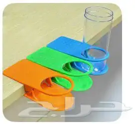 حامل اكواب يثبت على الطاوله باللون الاحمر 0