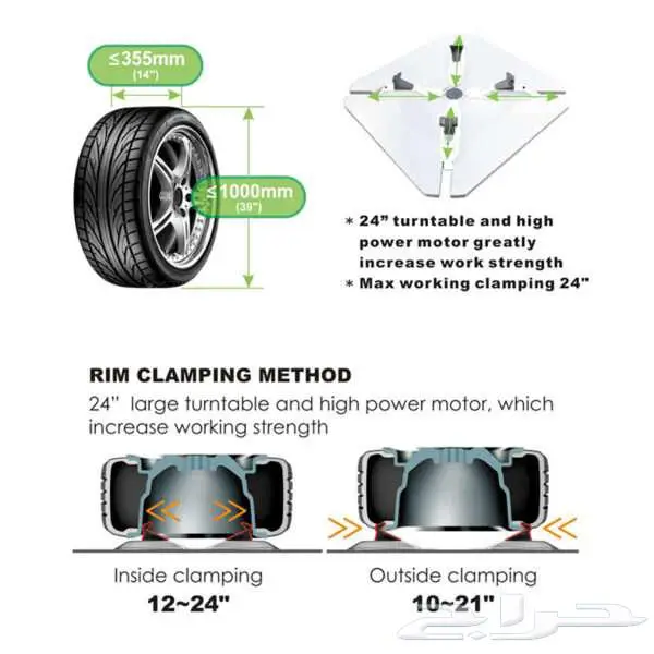 ماكينة فك كفرات 24 بوصة 2