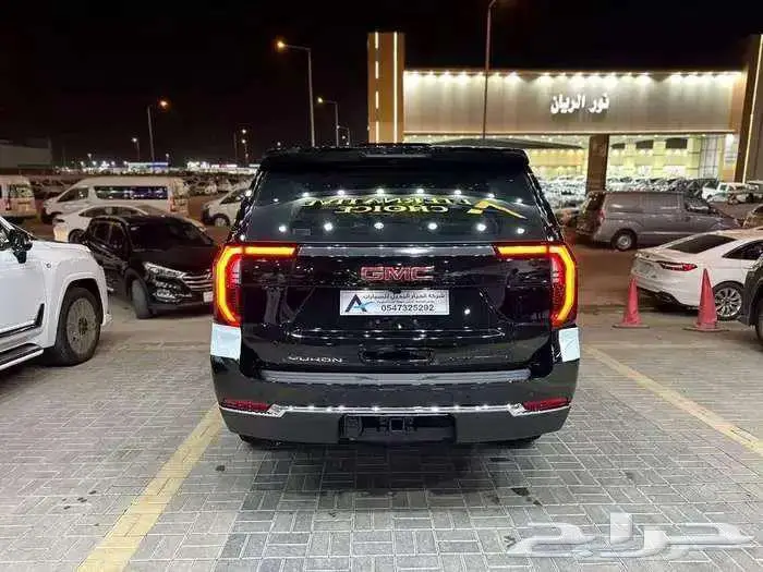 جمس يوكون 2025 اسود بدون دبل خليجي YUKON 6