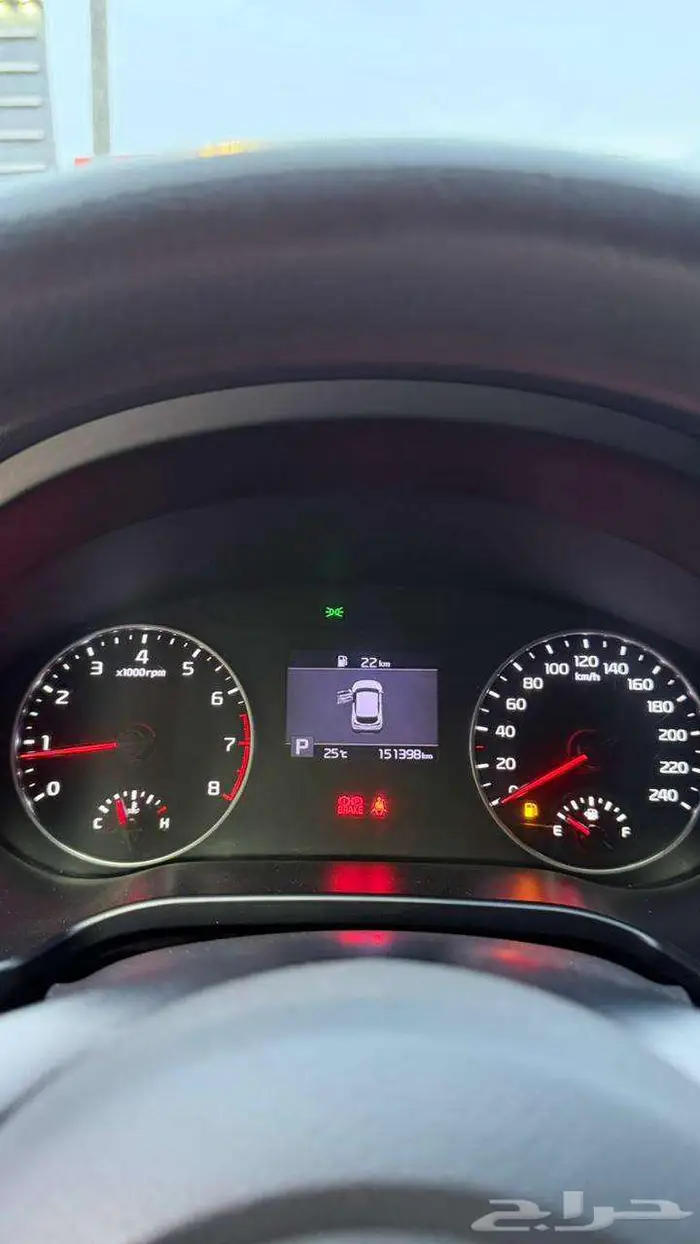 كيا سيلتوس 2020 عداد 151000 كوري 3