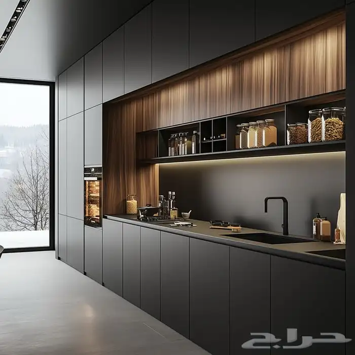 عروض نهاية العام على المطابخ الخشب و الومينيوم الدواليب 0