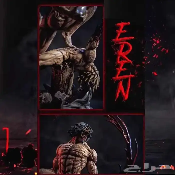 مجسم انمي هجوم العمالقه 0