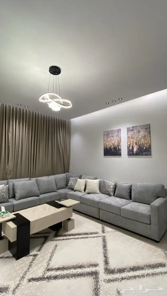 شقه مفروشة حي المنار خلف الياسمين مول للايجار الشهري 4