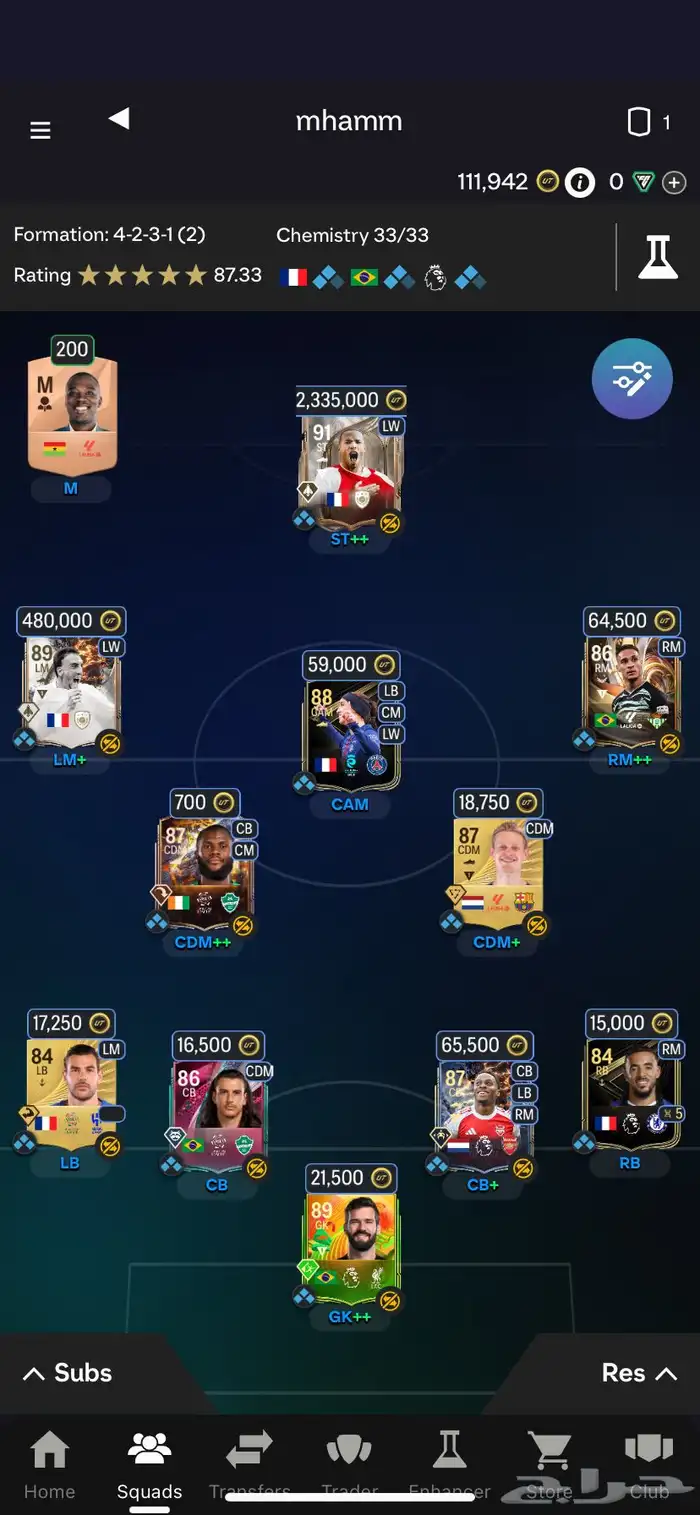 تشكيله fc 26 0