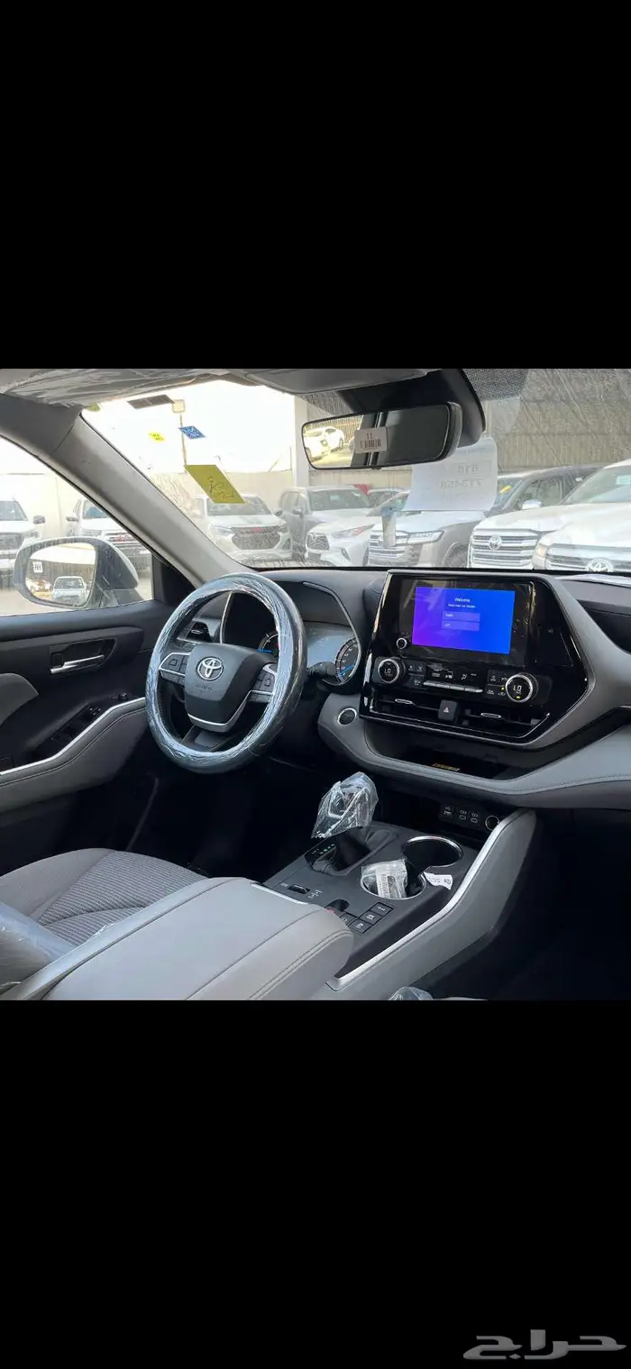 تويوتا هايلاندر 2025   فئة GLE دبل اللون أبيض أقل سعر بالسوق 4