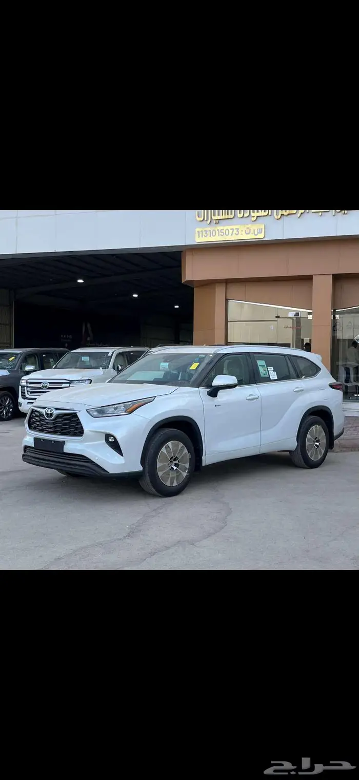 تويوتا هايلاندر 2025   فئة GLE دبل اللون أبيض أقل سعر بالسوق 0
