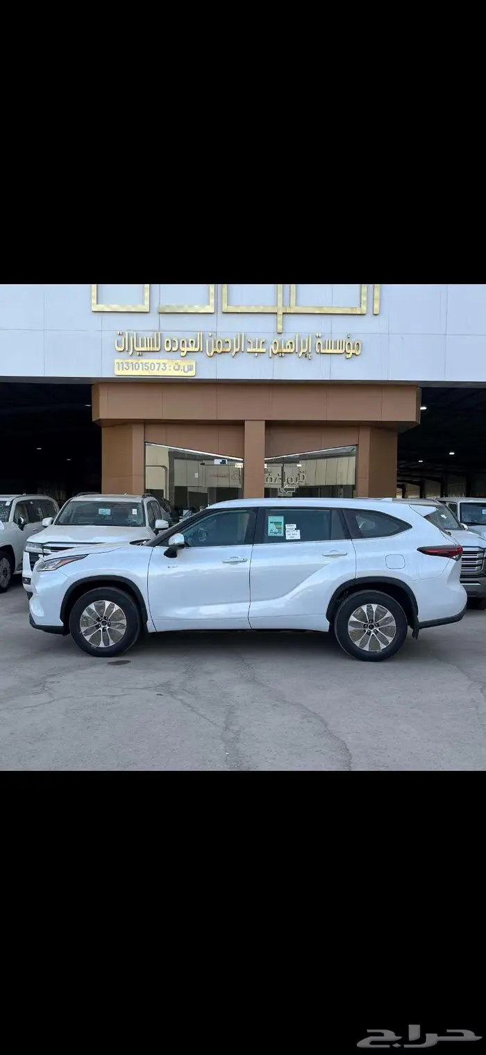تويوتا هايلاندر 2025   فئة GLE دبل اللون أبيض أقل سعر بالسوق 2