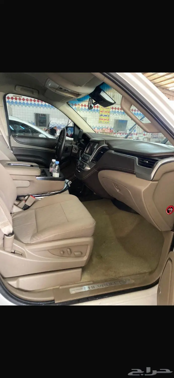 تاهو ابيض لؤلؤي 2016 LT بدون دبل 6
