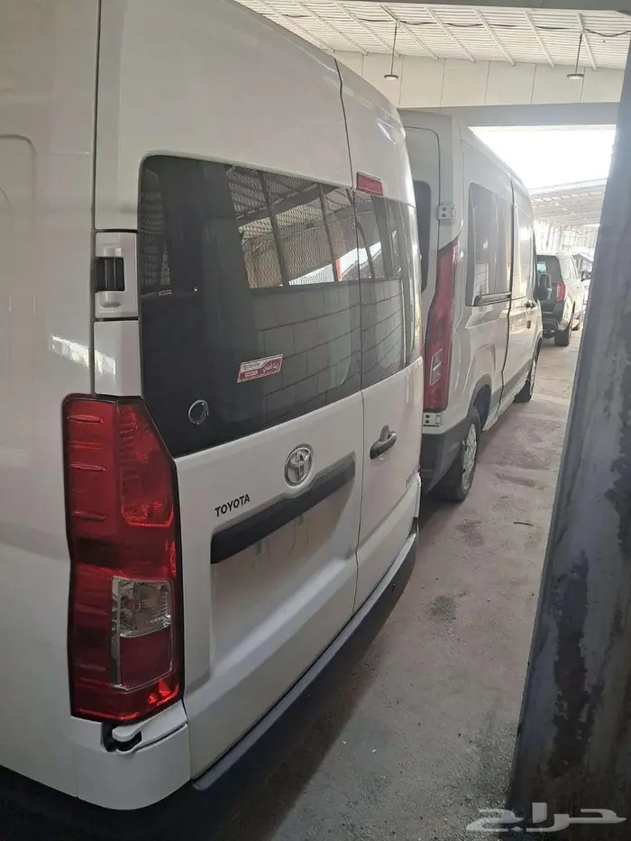 تتوفر تويوتا باصات هايسات 2026 اصفار لمبيعات النقد والبنوك 4