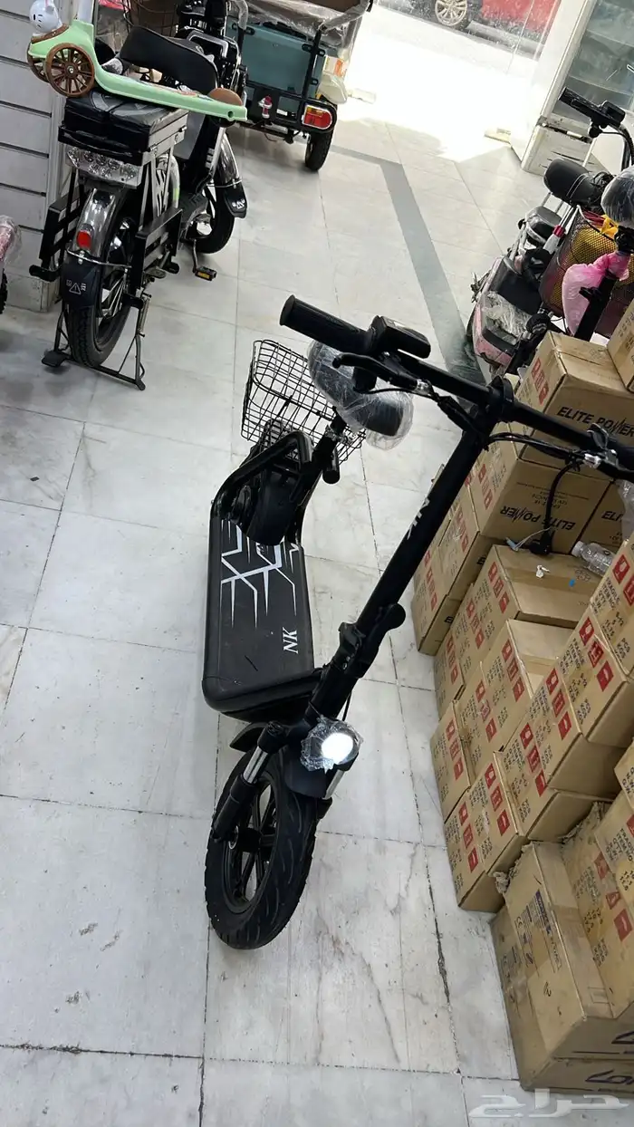 سكوتر كهربائي بمقعد قابل للتعديل (500 واط) 1