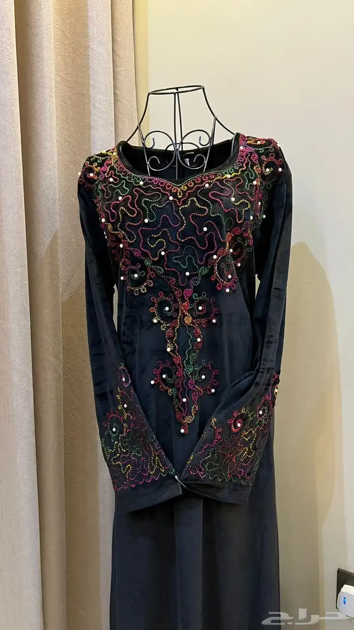 جلابيات مصرية قطن كتان ومخمل 1