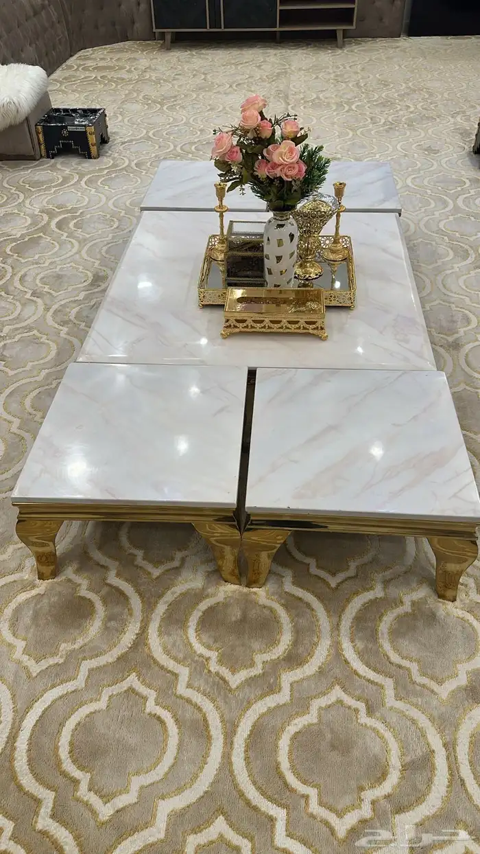 طاوله رخام للكنب وطاوله رخام ارضيه وطاوله مدخليه 1