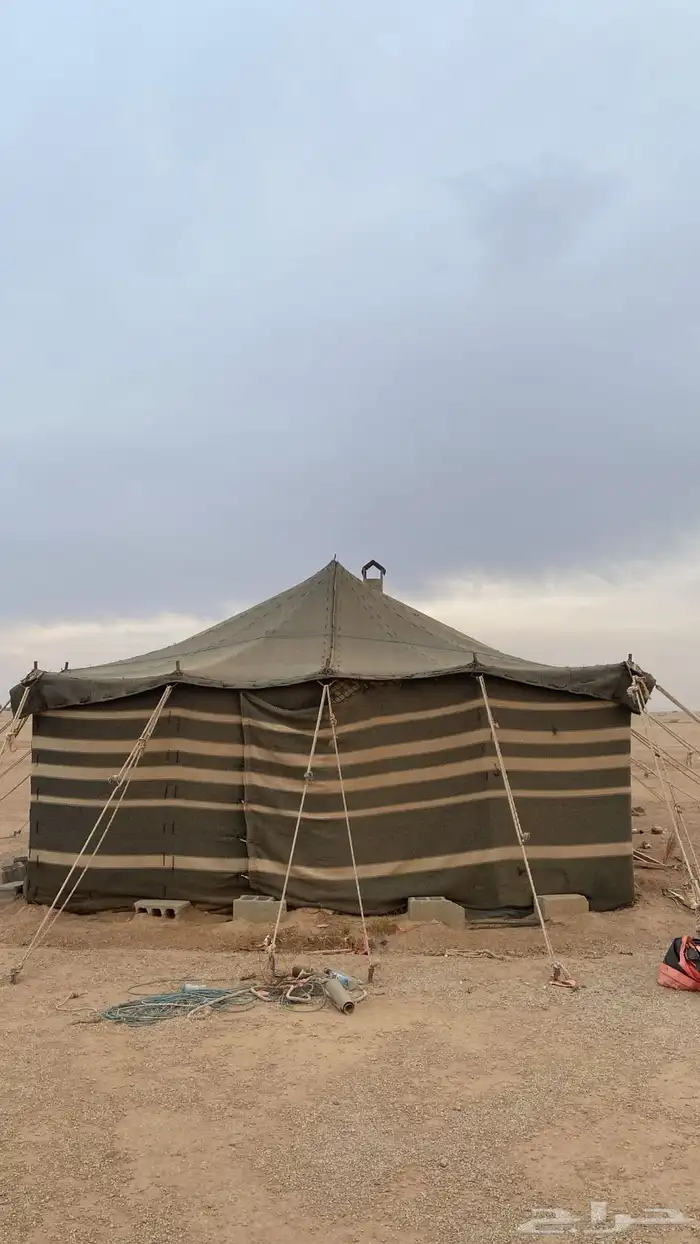 بيت شعر مع منقل المقاس تقريبا 6في 13 رقم جوال 7