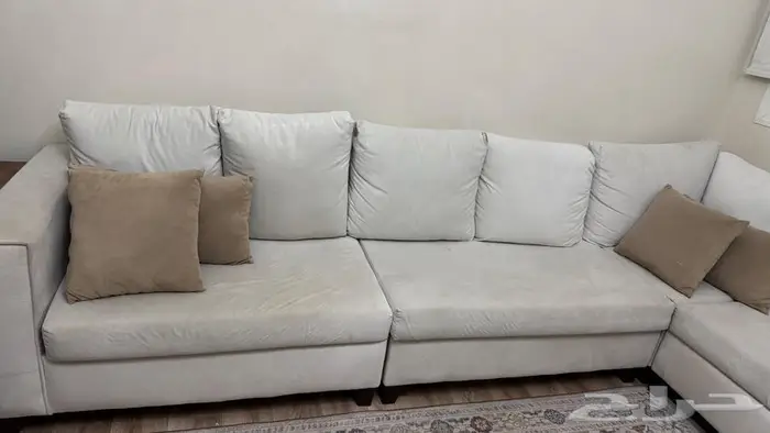 كنب متصل حرف L للبيع 2