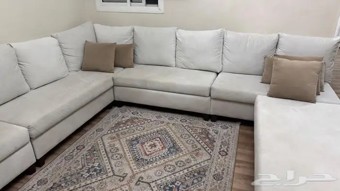 كنب متصل حرف L للبيع 3