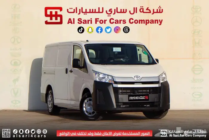 تويوتا هايس بضاعة بنزين 2025 اقساط بنوك وشركات 12