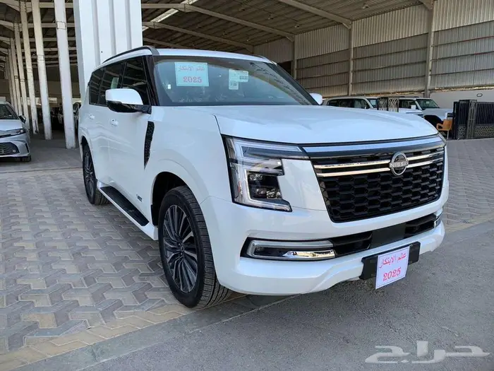 نيسان باترول بلاتنيوم موديل 2025 خليجي ابيض _ جملي 2