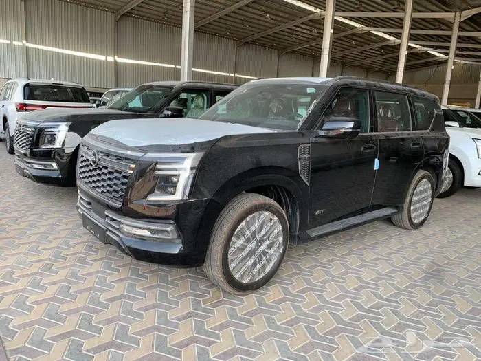 نيسان باترول بلاتنيوم موديل 2026 خليجي اسود 0