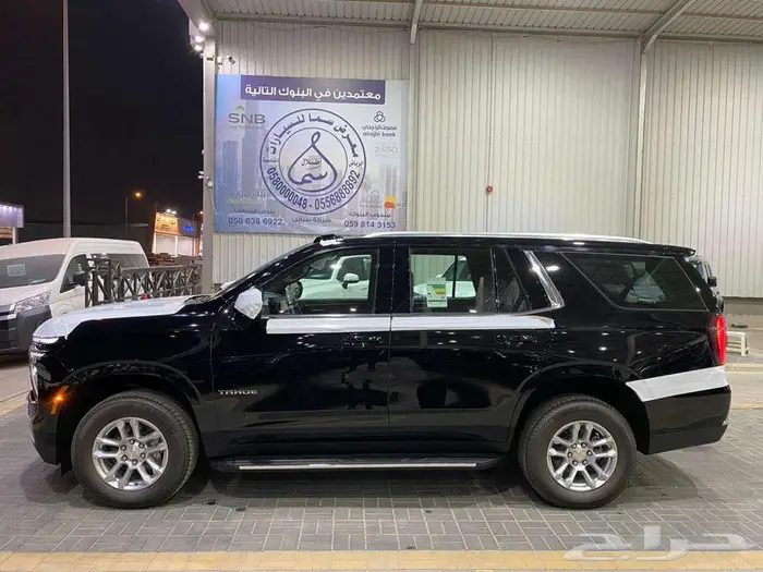 شيفروليه تاهو 2025 اسود LS خليجي 16
