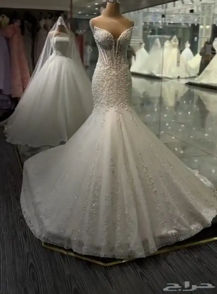 فساتين زواج تفصيل حسب الطلب اسعار مغرية و ايجار 1