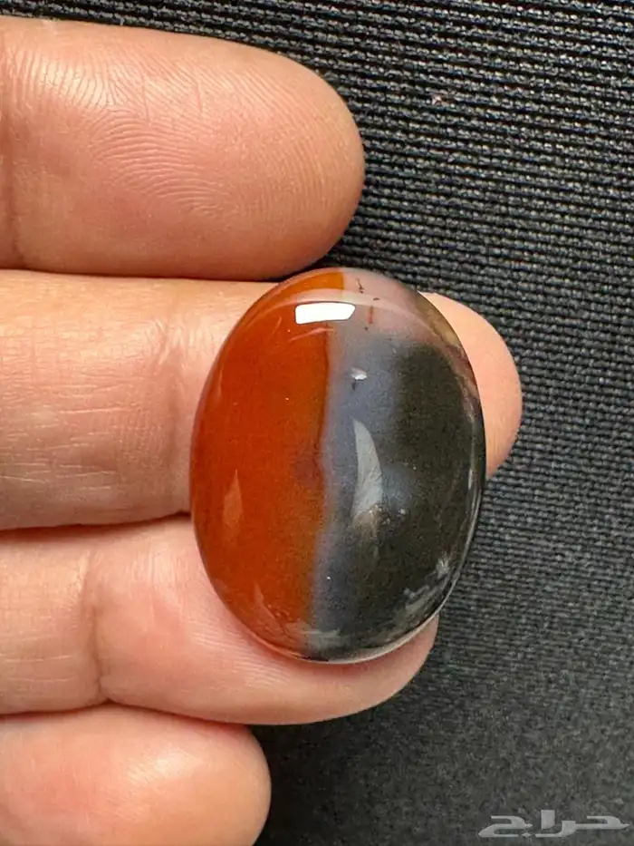 عقيق يماني طبيعي مناصف نوادر 0