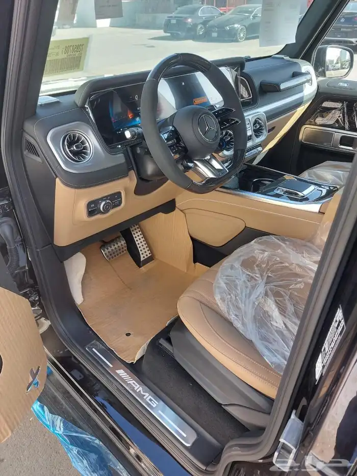 مرسيدس G63 2026 الجفالي نايت بكج داخليه باللون الجديد 6