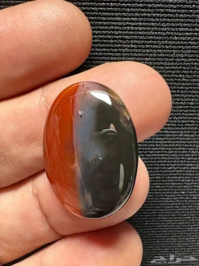 عقيق يماني طبيعي مناصف نوادر 4