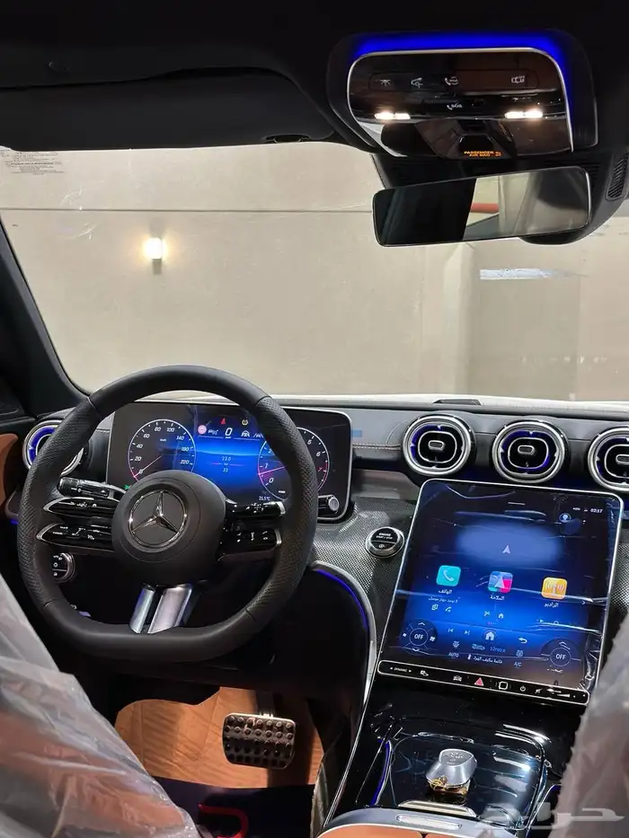 مرسيدس C200 AMG 2025 اصفار . رصد الفخامة 28