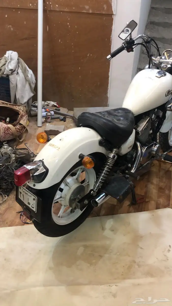 دباب ياماها فيراقو مخزن بلوحة رقمين اصدار قديم 15