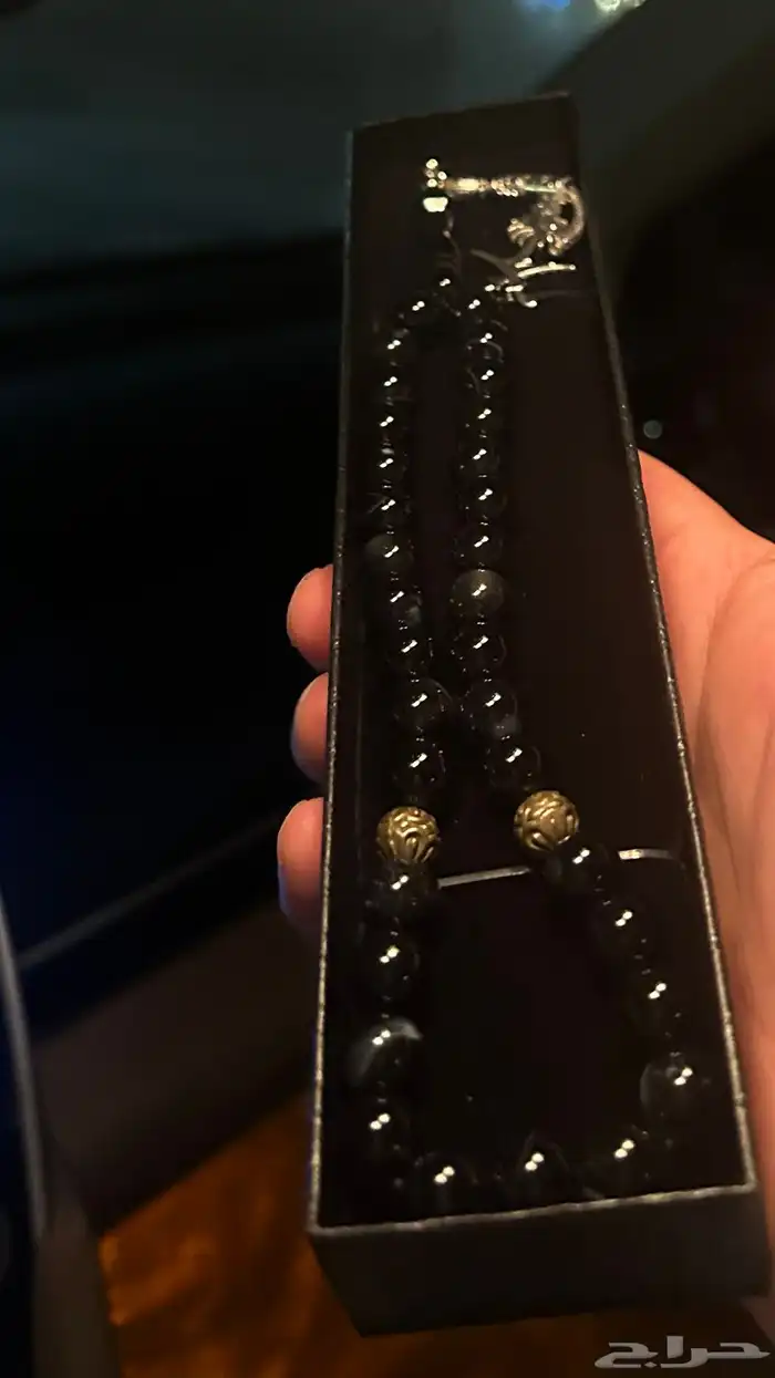 مسبحتين وحده اونيكس والاخرى شبيه كهرمان 1