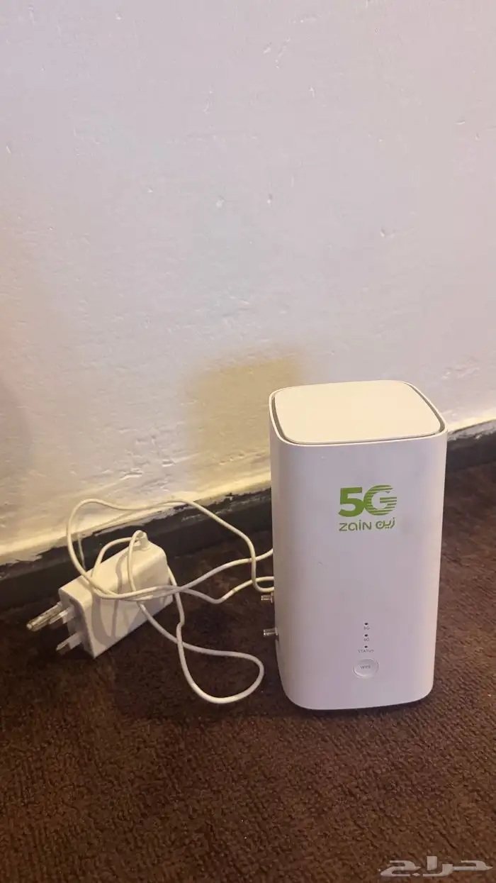 راوتر 5G زين موديل 381 معدل ويدعم الانتينا 2