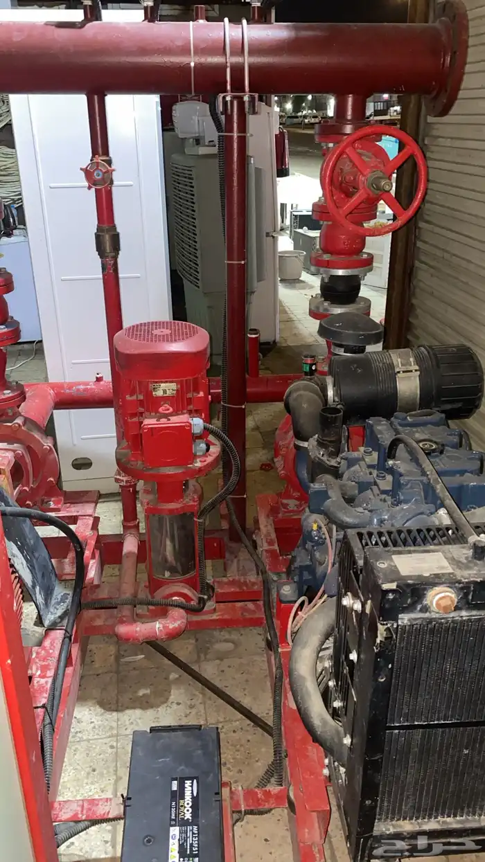 مضخات حريق ومولدات كهرباء 5