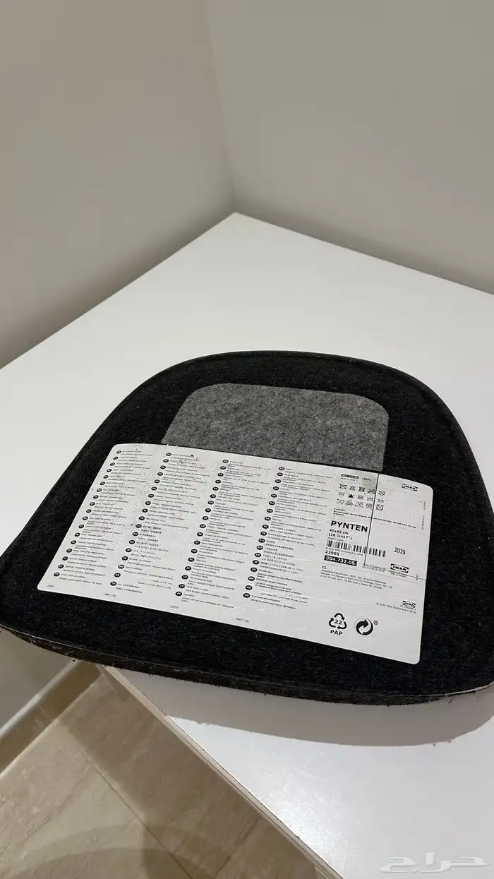 مكتب خشب ابيض وكرسي ايكيا للبيع مستعمل في حالة ممتازة 3