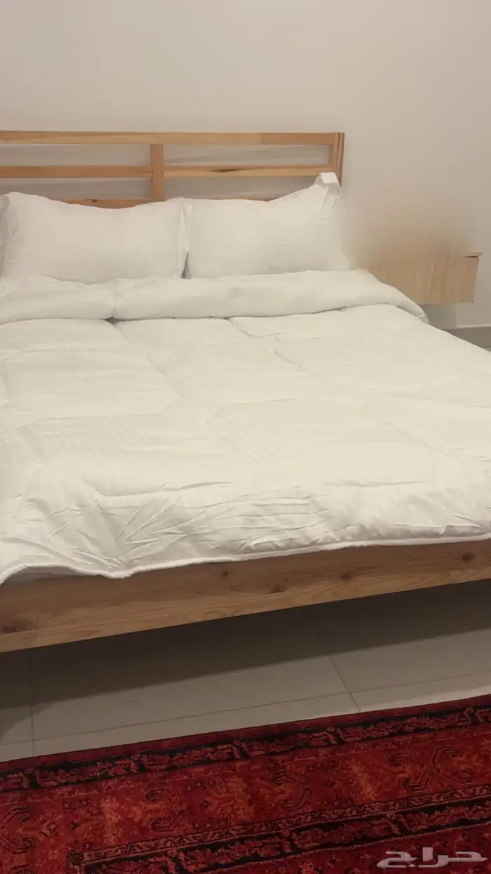 سرير نوم ايكيا خشب 0