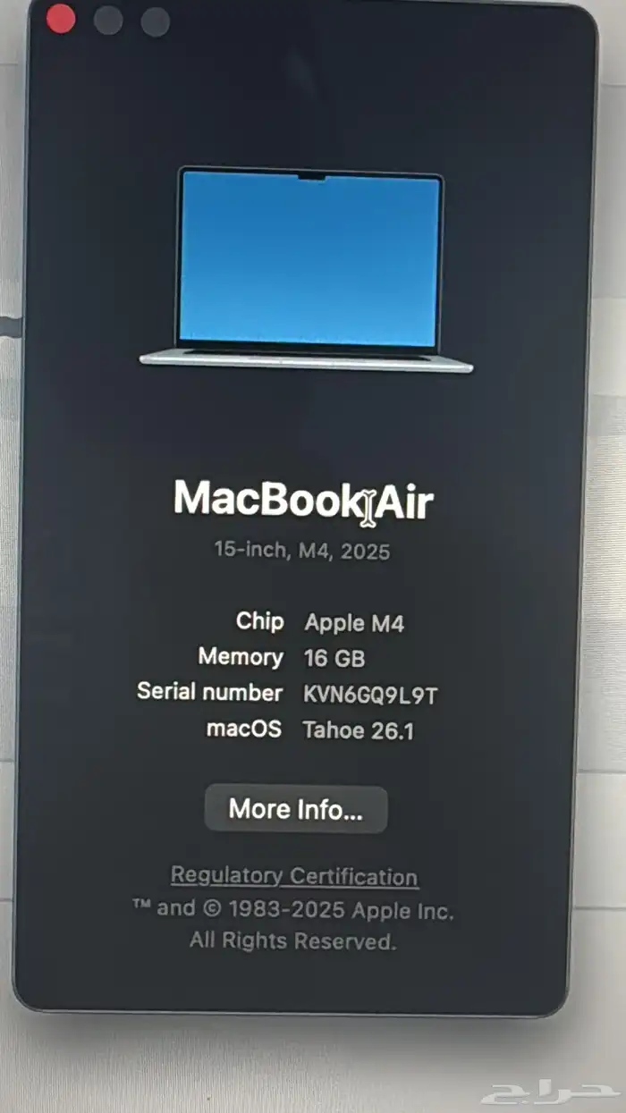 ماك بوك اير 2025 2