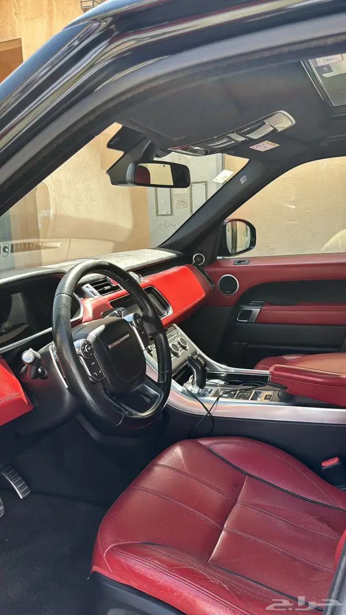 رنج روفر سبورت 2016 خليجي داخلي احمر 8