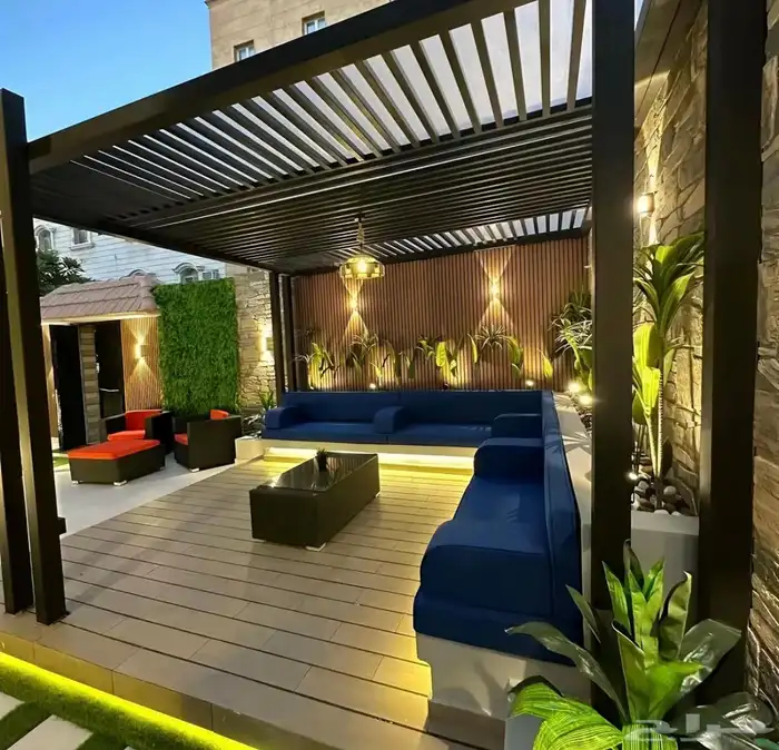 احواض زراعيه شلالات جلسات خارحيه مظلات تكسيات نافوره 1