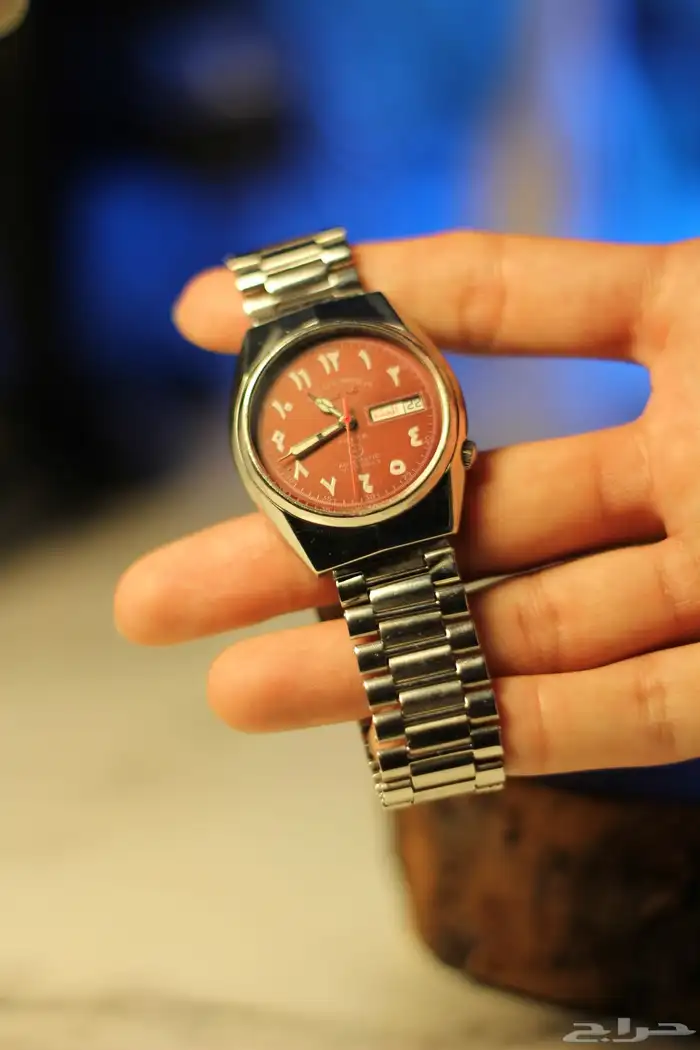 ساعة ويست اند فنتج عنابي 1