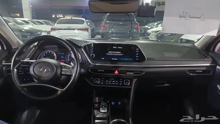 هيونداي سوناتا ابيض 2020 بنزين وارد كوريا 12