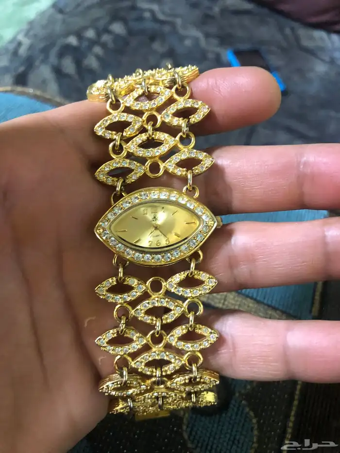 اعرض لكم ساعة ماركة  مطلي ذهب عيار 18 اصلية يابانية 2