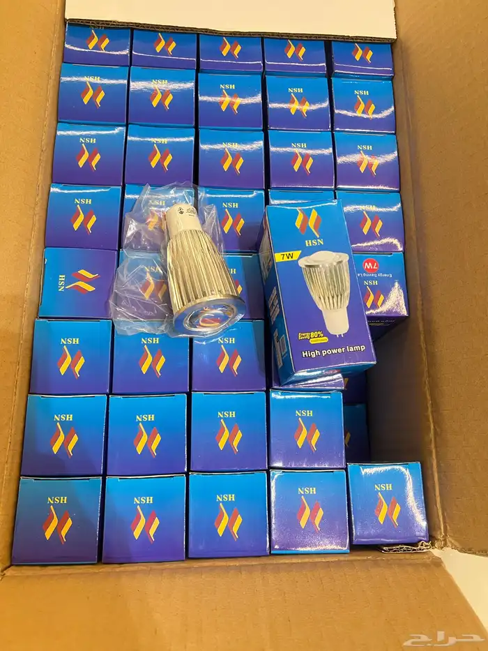 لبمات جديده 7 وات 100 حبه كهرب 220 5