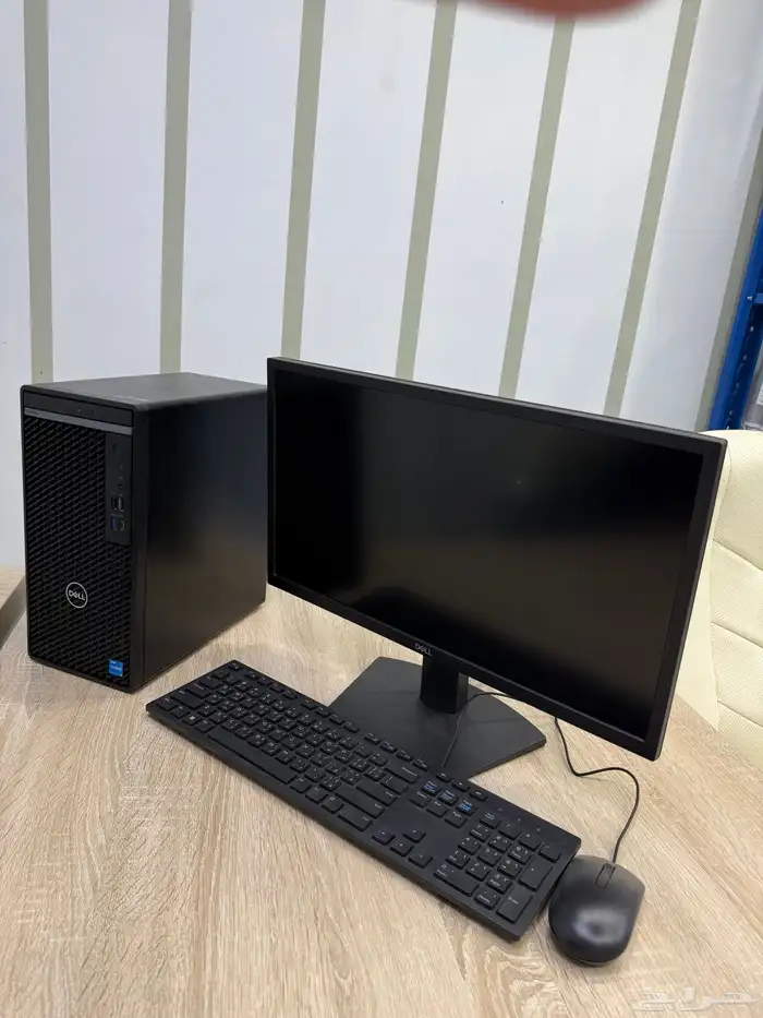 جهاز كمبيوتر ديل - شاشة ديل 22 بوصه - لوحة مفاتيح - ماوس 1